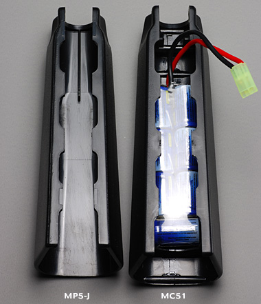 ハンドガードMP5との比較