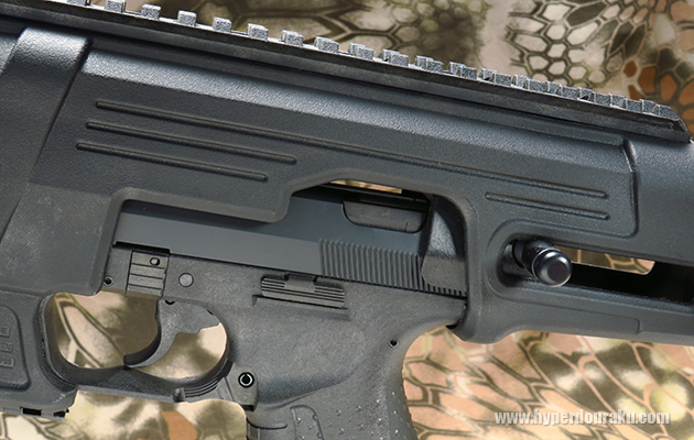 固定スライドガスガン