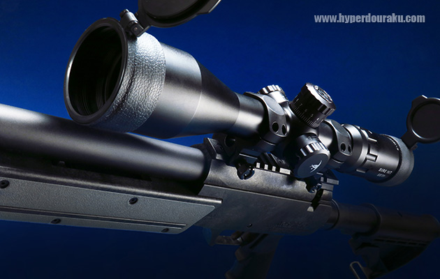 大口径のスコープ搭載