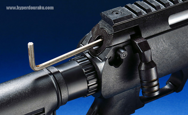 シリンダースクリューを外し