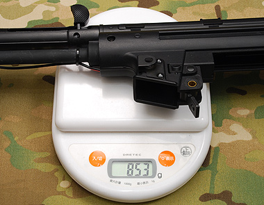 マグネシウムレシーバー重量