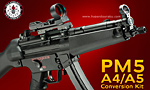 G&G PM5 A4/A5 コンバージョンキットの組み込み
