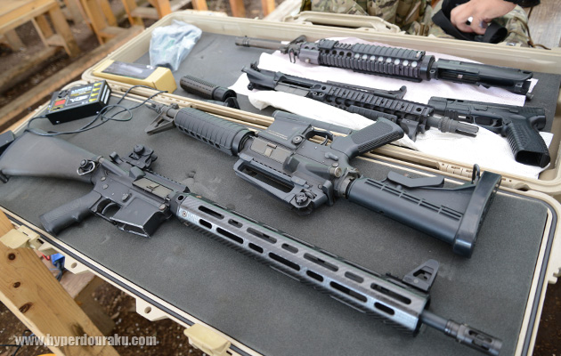 カーボンハンドガードなどで軽量化