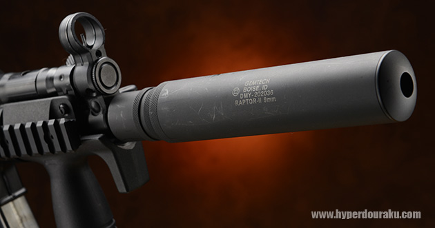 MADBULLのGEMTECH RAPTOR-II サプレッサー