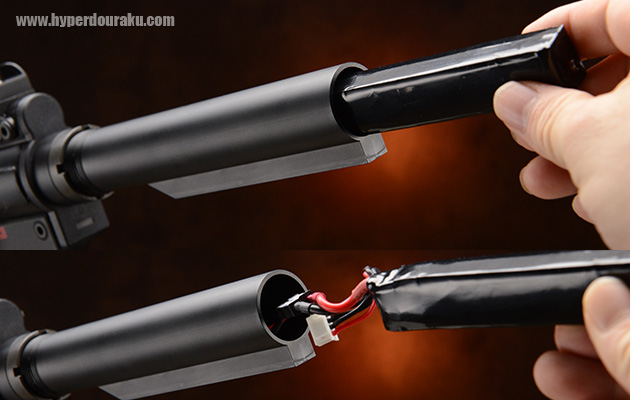 リポバッテリーをセット