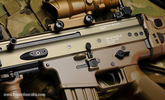 SCAR-L レシーバー左側面