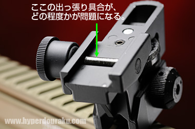 SOPMOD M4付属のLMTタイプリアサイト