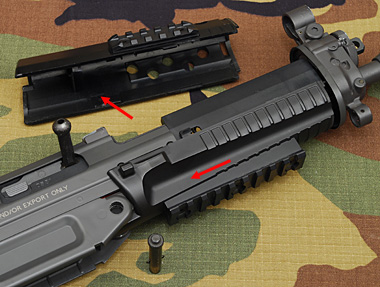 ハンドガード取り外し