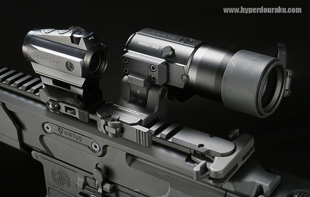 ４倍のマグニファイアを組み合わせる