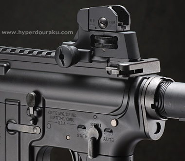 LMTリアサイトがレシーバー後部