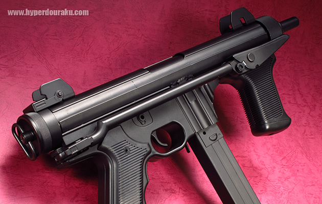 パイプストックが折り畳まれて