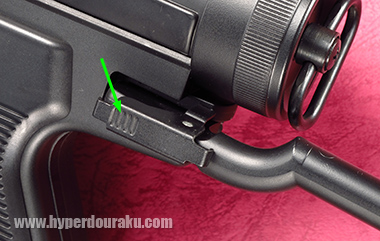 ストック基部レバー