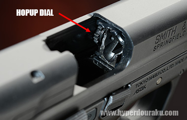 可変ホップアップ調整ダイヤル