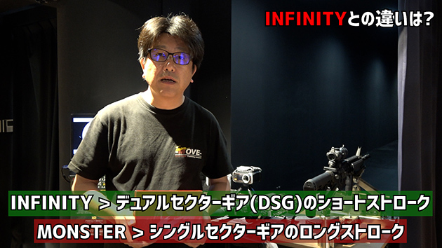 INFINITYとの違い