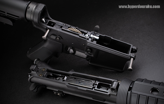 レシーバーをテイクダウン