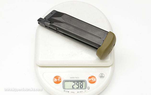 マガジンの重量は298g