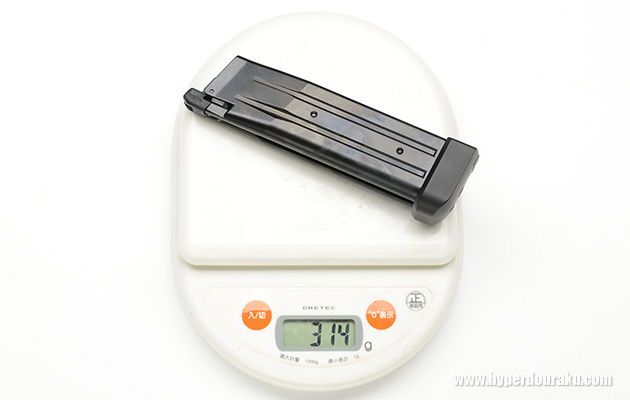 重量は314g