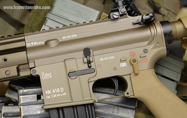 レシーバーはアルミダイキャスト製