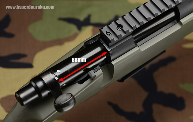 後退ストロークは68mm