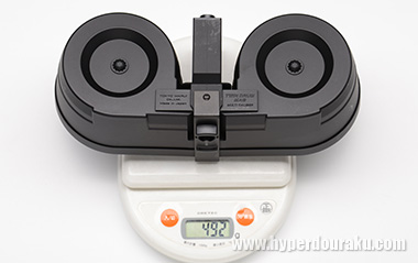 ツインドラムマガジンの実測重量は492g