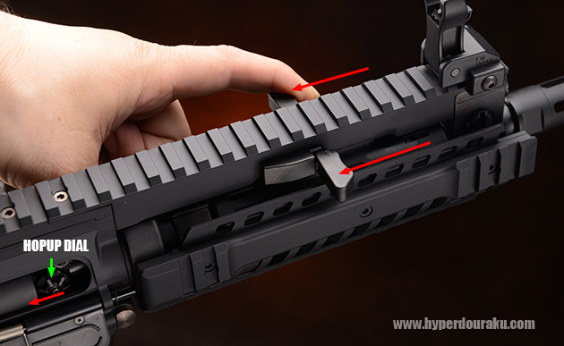 可変ホップアップのダイヤル