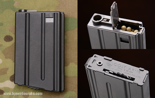 ショートタイプの190連ゼンマイ給弾マガジン