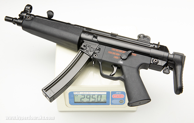 本体実測重量は2,950g