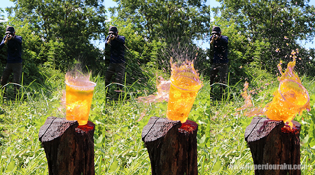 距離7mでのショット・パターン