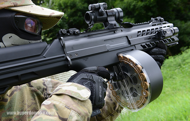 電動ドラムマガジン