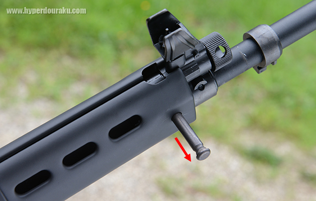 ハンドガードの取り外し