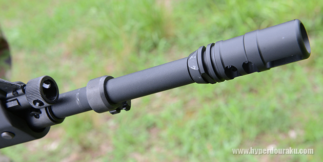 バレルナットに傷がつきやすい