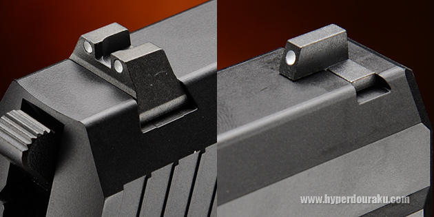 リアサイト、フロントサイト