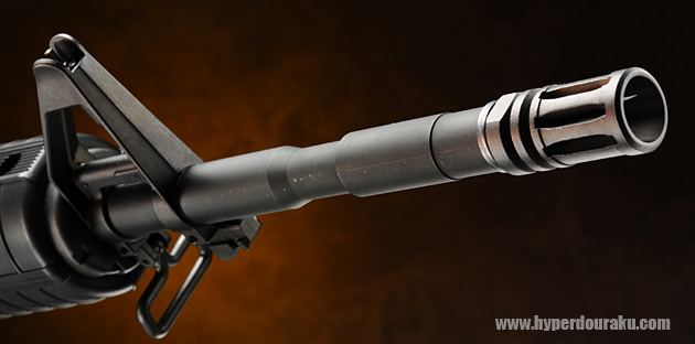 M4カービン独特のステップドバレル