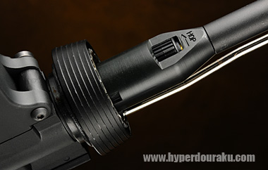 可変ホップアップの調節ダイヤル