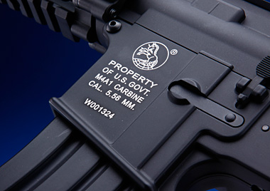 コルトミリタリーのホワイトレタリング