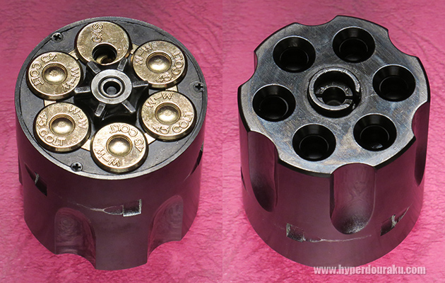 装弾数は実銃と同じ6発