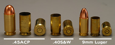 実銃の弾薬比較