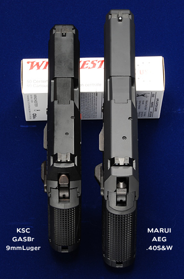 東京マルイ製のフルサイズUSPとの比較