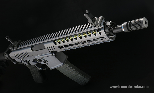 レール一体型のアッパーレシーバー