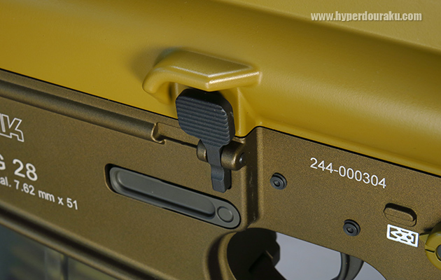 ボルトリリースレバー