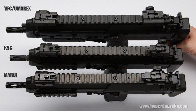 グリップ位置を合わせての比較