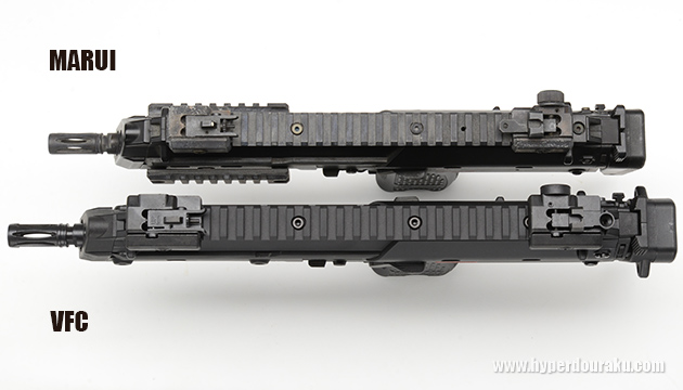 上部からの比較