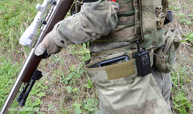 ダンプポーチにすっぽり入れる