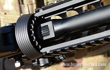 可変ホップアップの調節ダイヤル