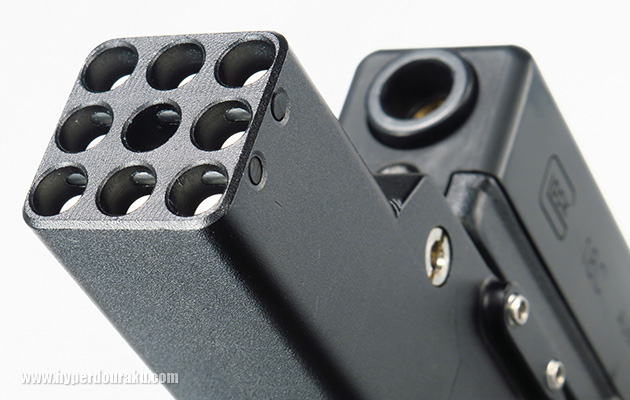 BB弾がこぼれないように保持