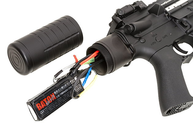 バッテリー収納