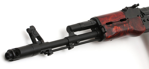 大型のマズルブレーキ