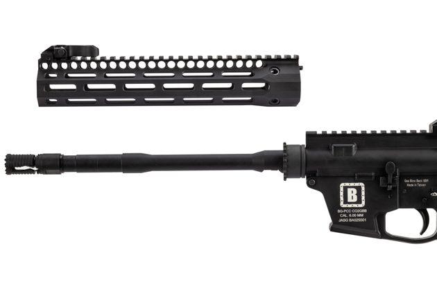 バレルナットからハンドガード