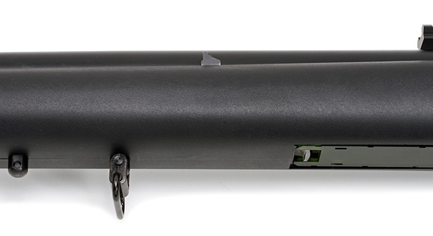 金属製の板はホップアップの調整用レバー