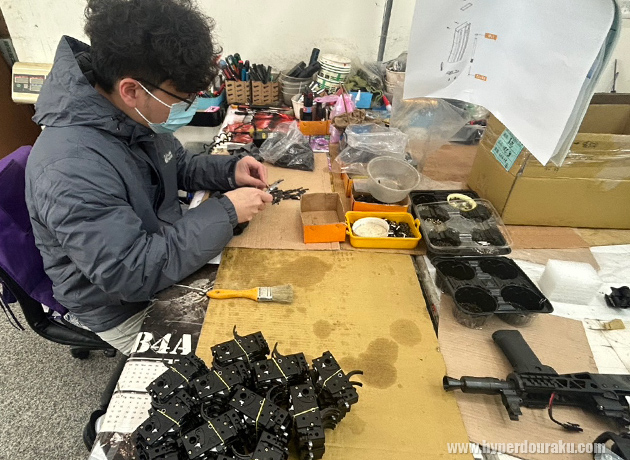 AKシリーズのギアボックス